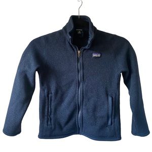 Kids Patagonia Fleece Size XS (5-6) Navy Great condition!